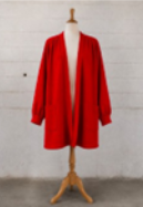 Valentino Boutique Open Front Coat