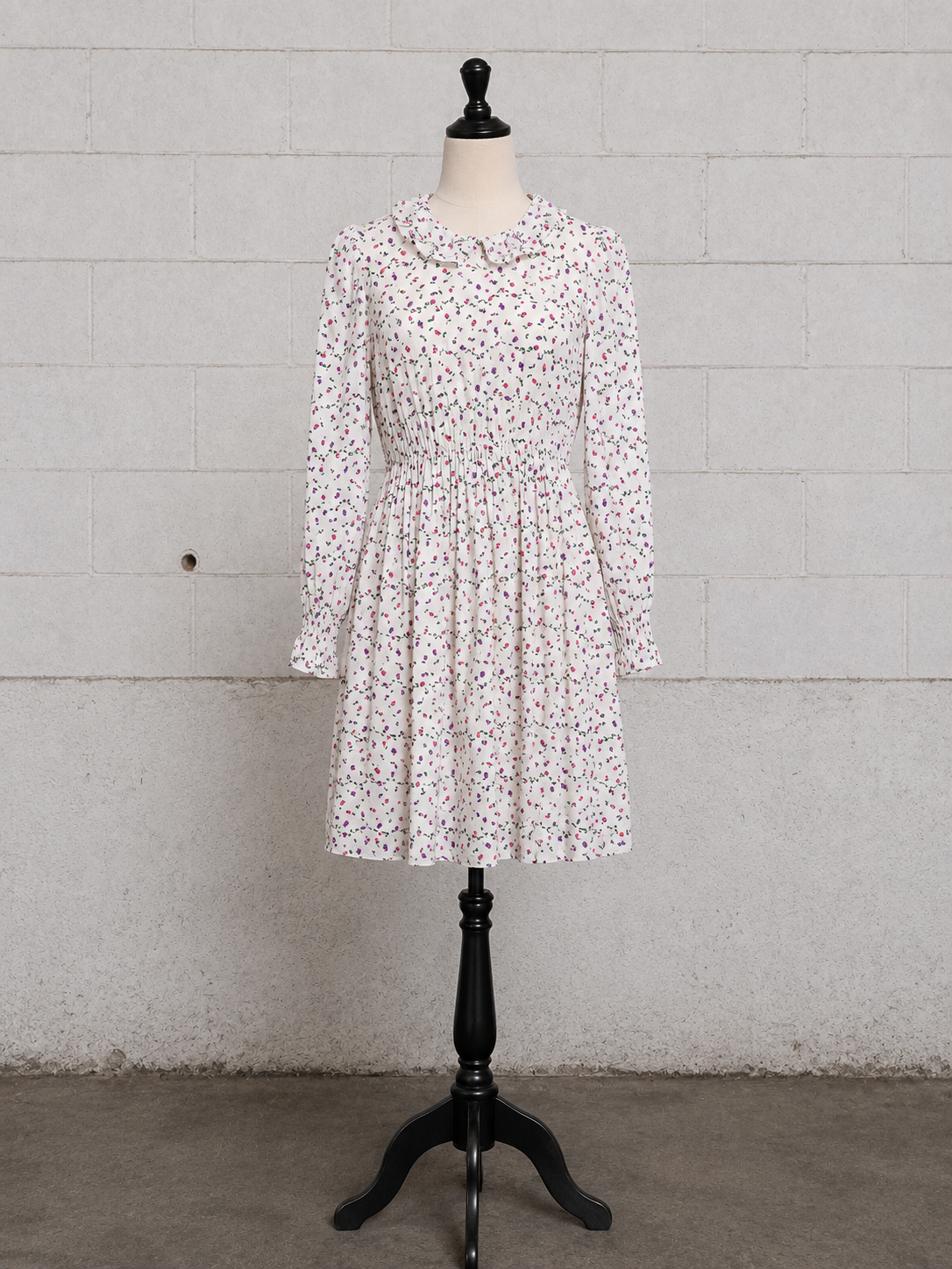 YVES SAINT LAURENT RIVE GAUCHE MILLEFLEURS PRAIRIE DRESS