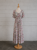Yves Saint Laurent Vintage Floral Print Maxi Dress