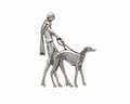 CARTIER — FIGURA “FLAPPER” CON BORZOI (C. 1970–1980)