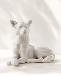 HEREND — FIGURA DE PASTOR ALEMÁN EN PORCELANA (SIGLO XX)