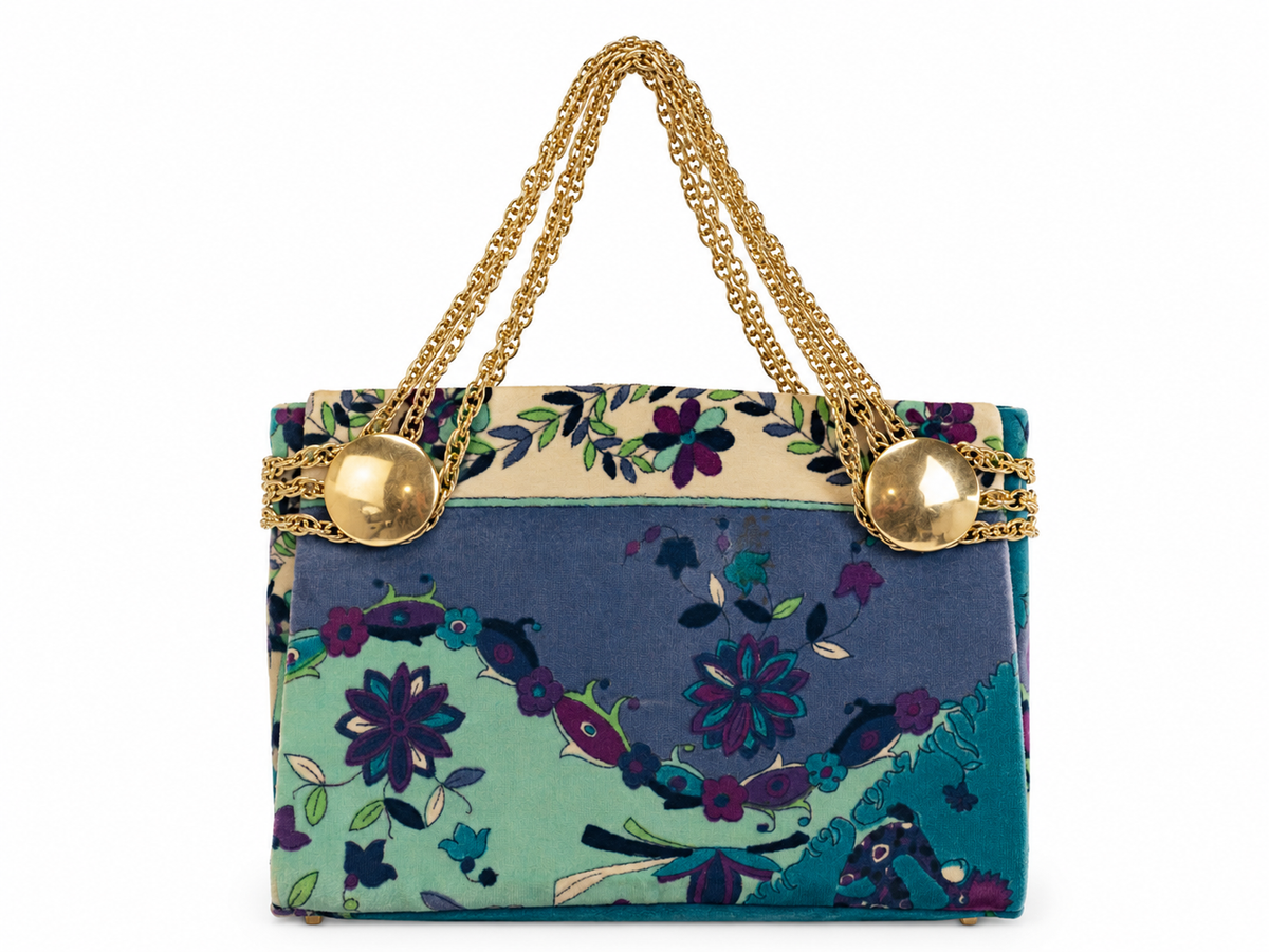 BOLSO VINTAGE ESTILO PUCCI PARA SAKS FIFTH AVENUE — C. 1970s