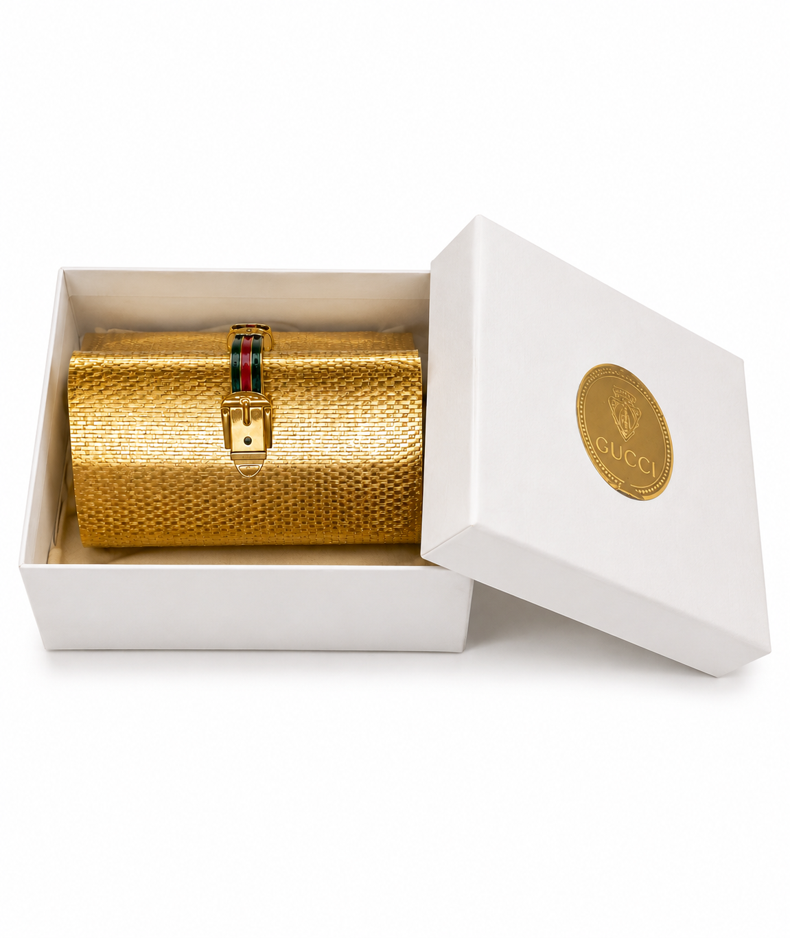 GUCCI — MINAUDIÈRE DE NOCHE “WEB” (C. 1970–1979)