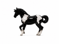 ESTATUILLA DE CABALLO PINTO EN CERÁMICA ESMALTADA — ESTILO MID-CENTURY (C. 1950–1970)