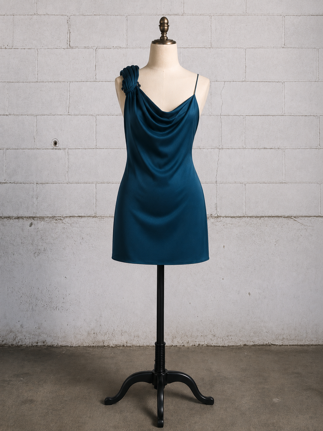 Lanvin One Shoulder Rope Dress