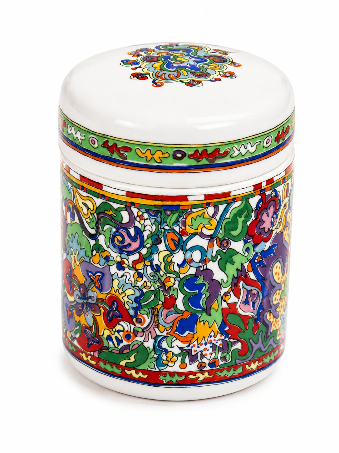 Yves Saint Laurent Rive Gauche – Frasco de Porcelana Japonesa Esmaltada, c. 1975–1985