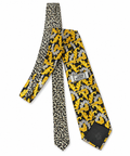 Corbata de Seda Gianni Versace – Estampado Gráfico, ca. 1990s