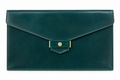 CHRISTIAN DIOR GREEN PORTFOLIO CLUTCH (CA. 1970S)