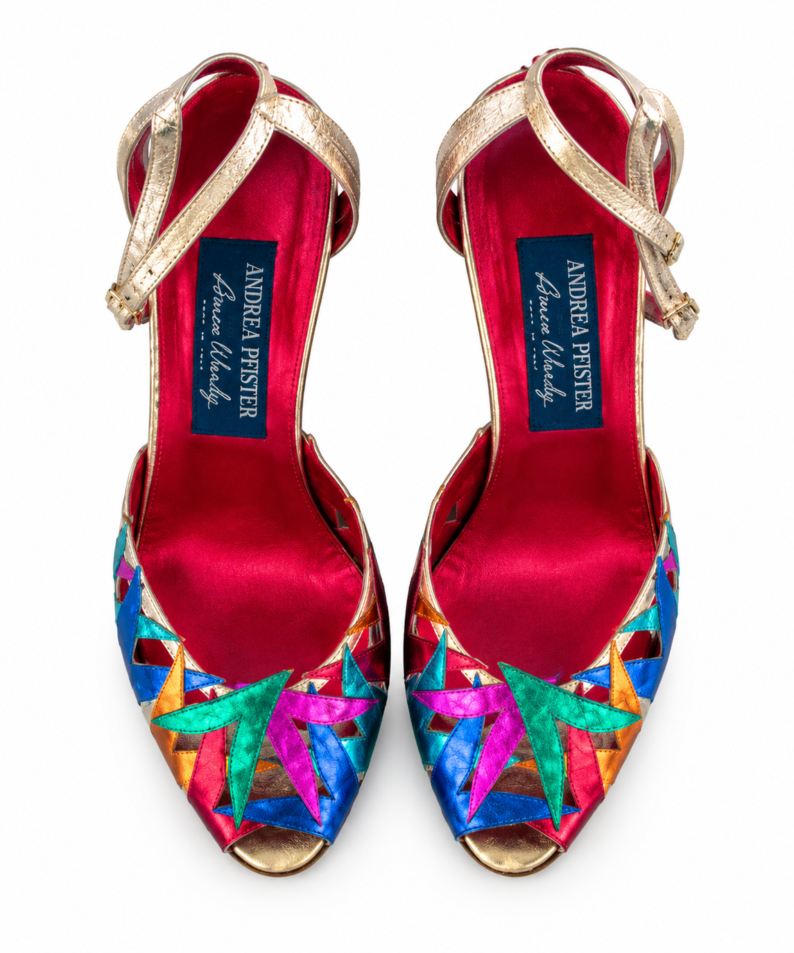 ANDREA PFISTER FOR ANNE WARHOL – DE PIEL MULTICOLOR (MADE IN ITALY, CA. 1980S)