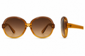 Gafas de Sol Yves Saint Laurent – Montura Ámbar y Lentes Degradados, ca. 1970s