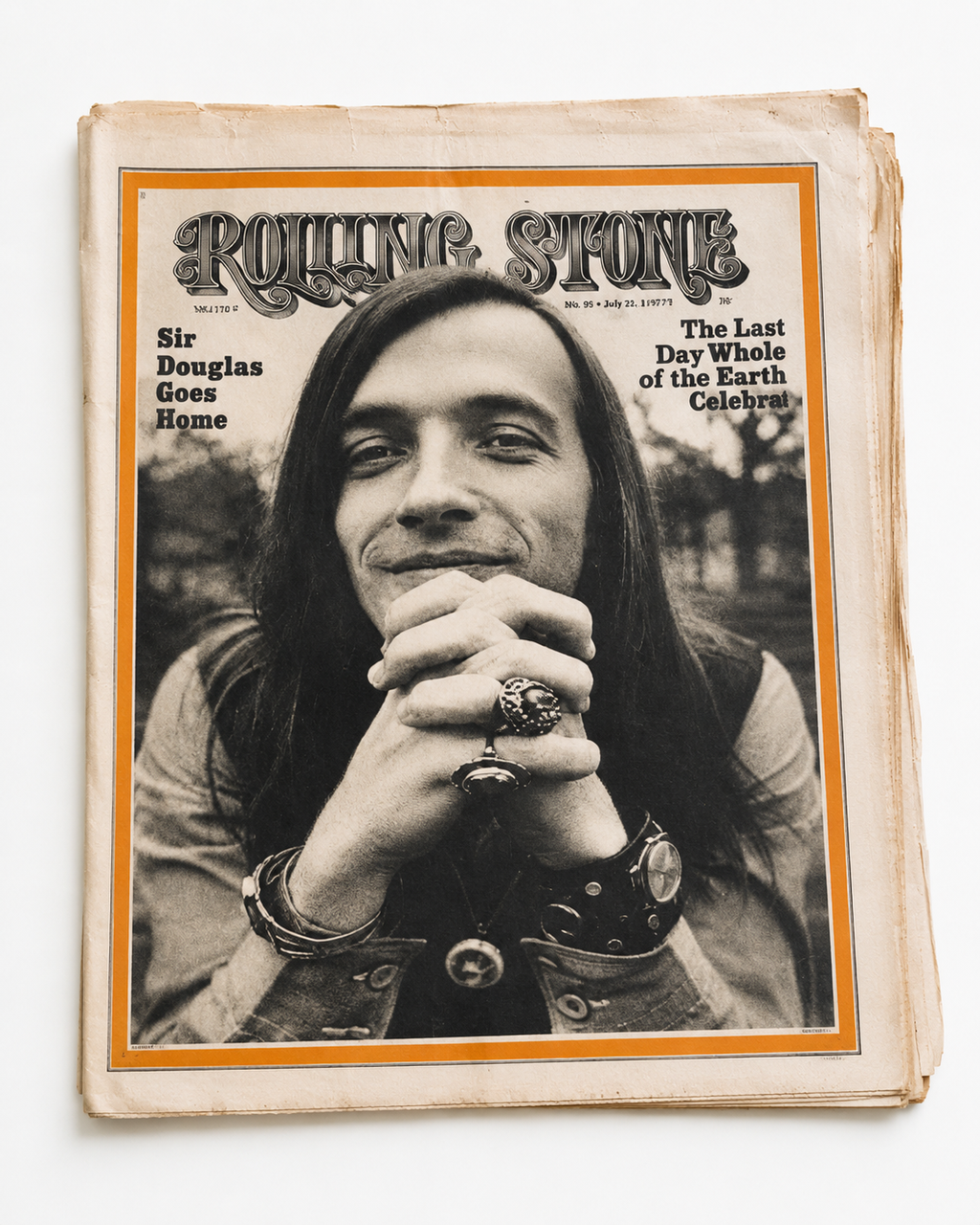 Rolling Stone Magazine | Sir Douglas Quintet Cover (July 1977)