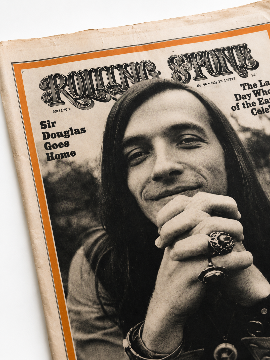 Rolling Stone Magazine | Sir Douglas Quintet Cover (July 1977)