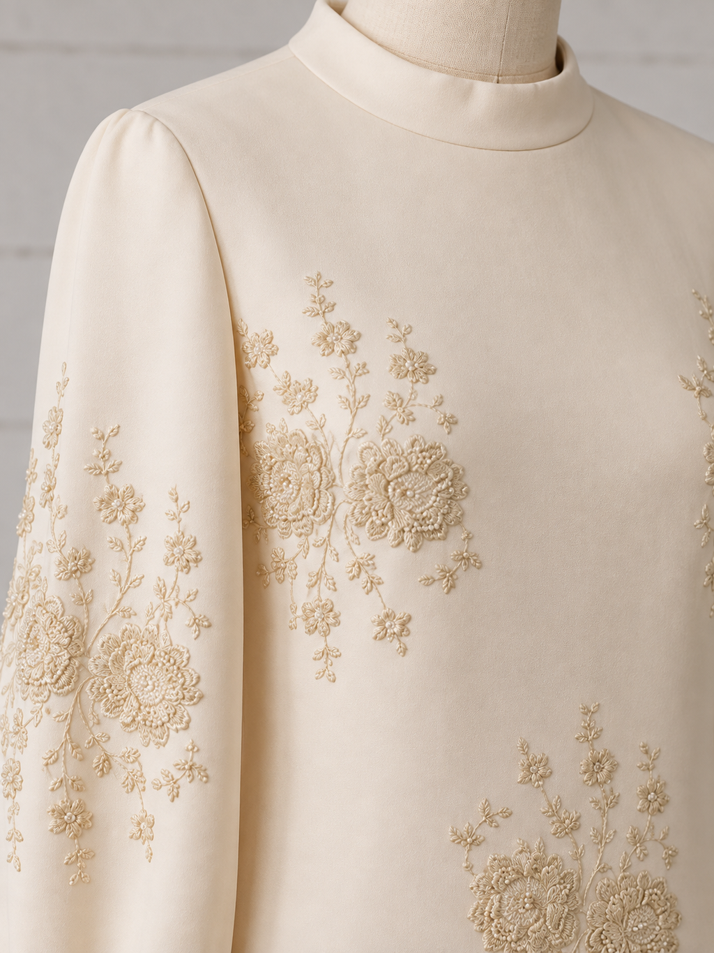 R&K Knits – Embroidered Cocktail Dress