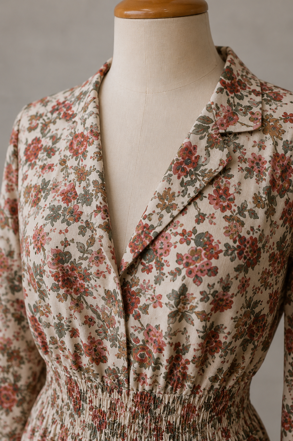 Lanvin Paris New York Floral Dress