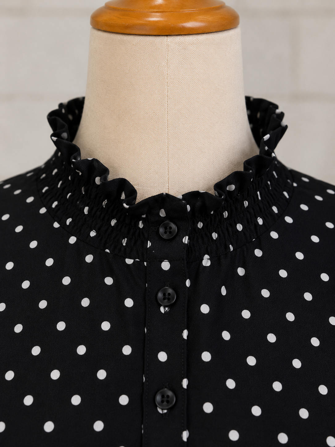 Raul Blanco Polka Dot Dress