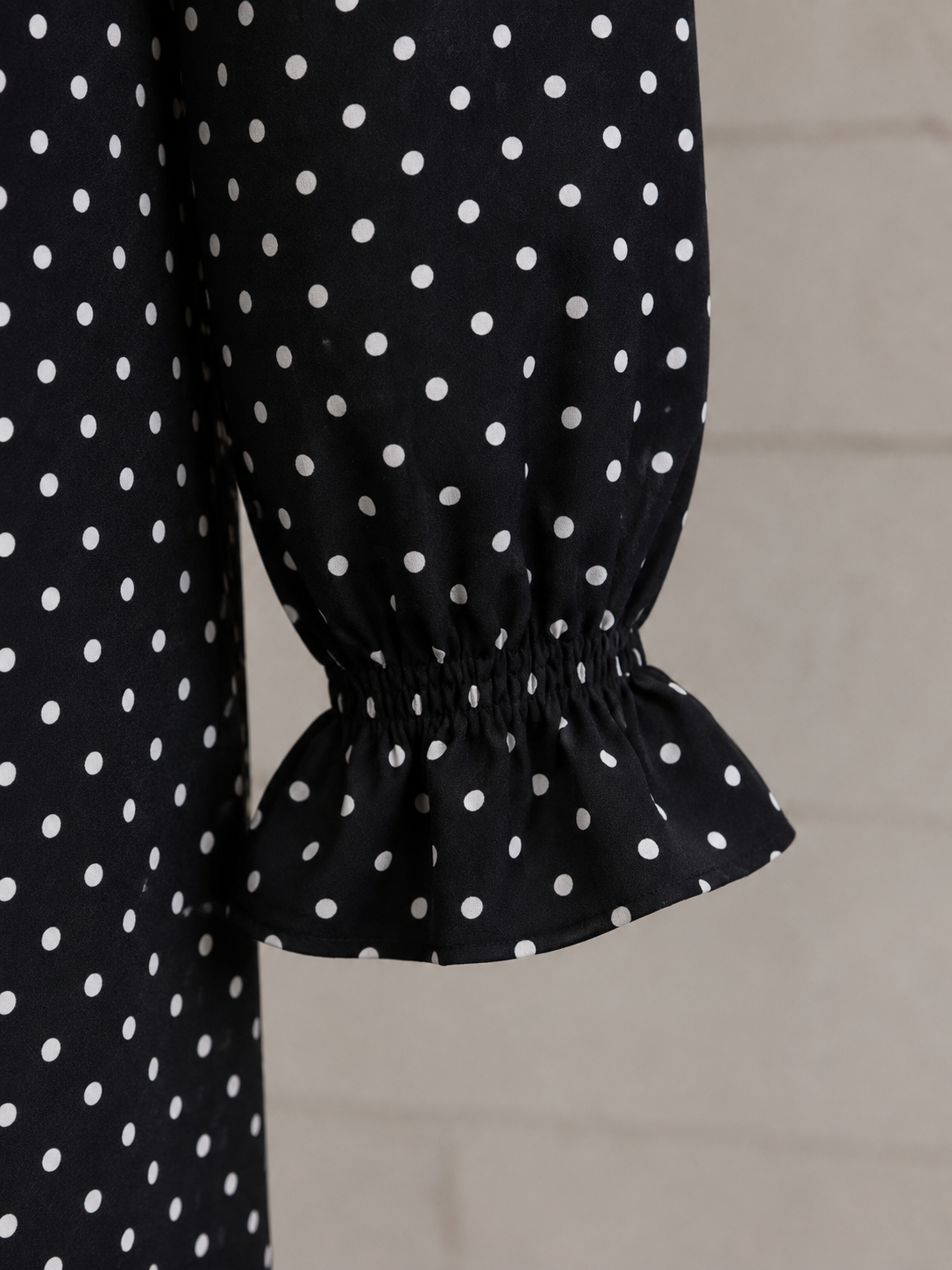 Raul Blanco Polka Dot Dress