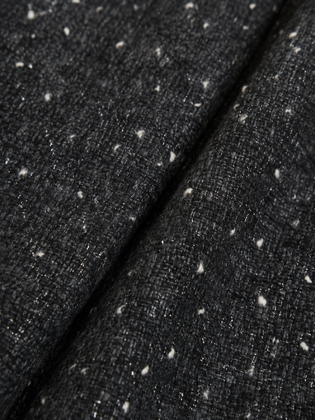 YVES SAINT LAURENT RIVE GAUCHE – BLAZER DE TWEED CON DETALLES EN TERCIOPELO