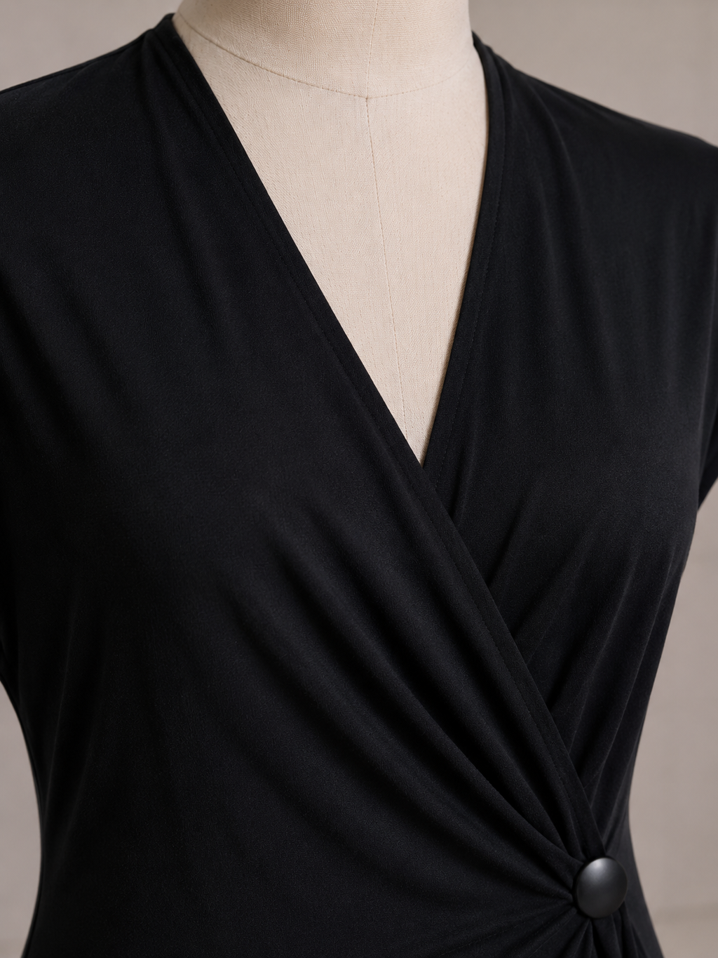 LANVIN PARIS – NEW YORK VINTAGE WRAP DRESS