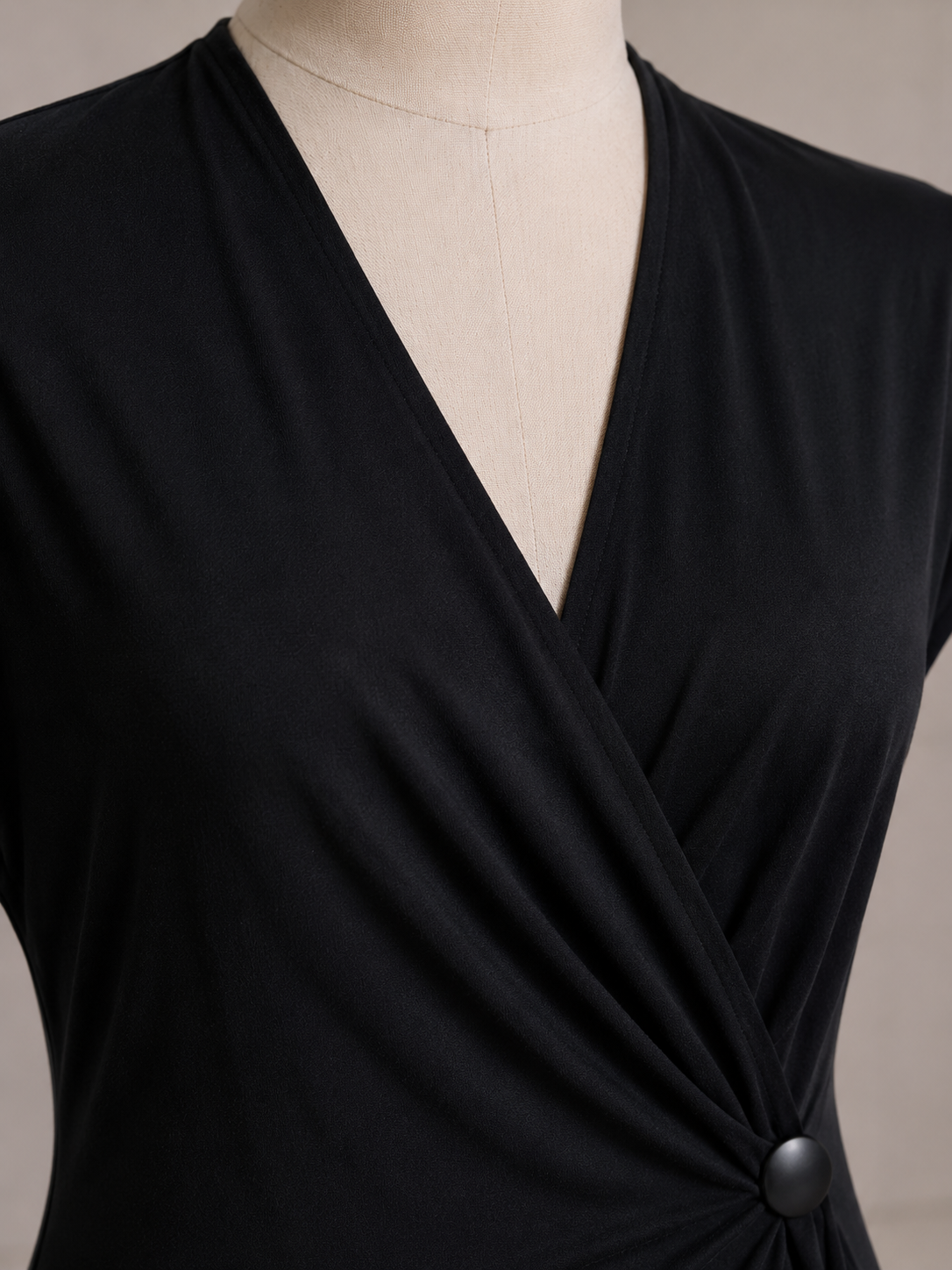 LANVIN PARIS – NEW YORK VINTAGE WRAP DRESS