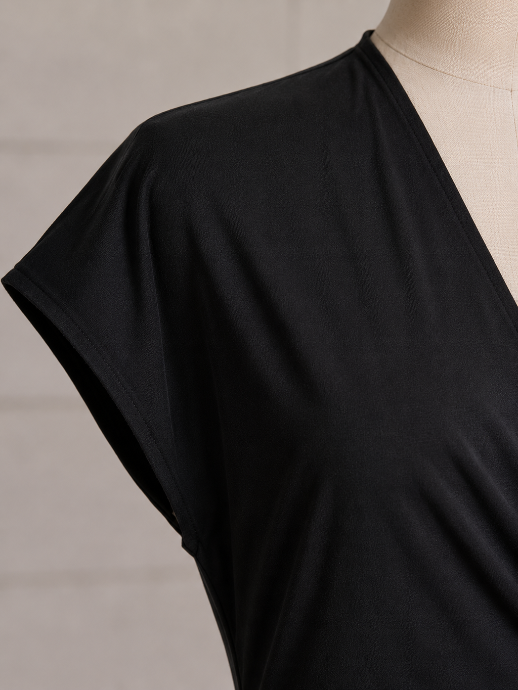 LANVIN PARIS – NEW YORK VINTAGE WRAP DRESS