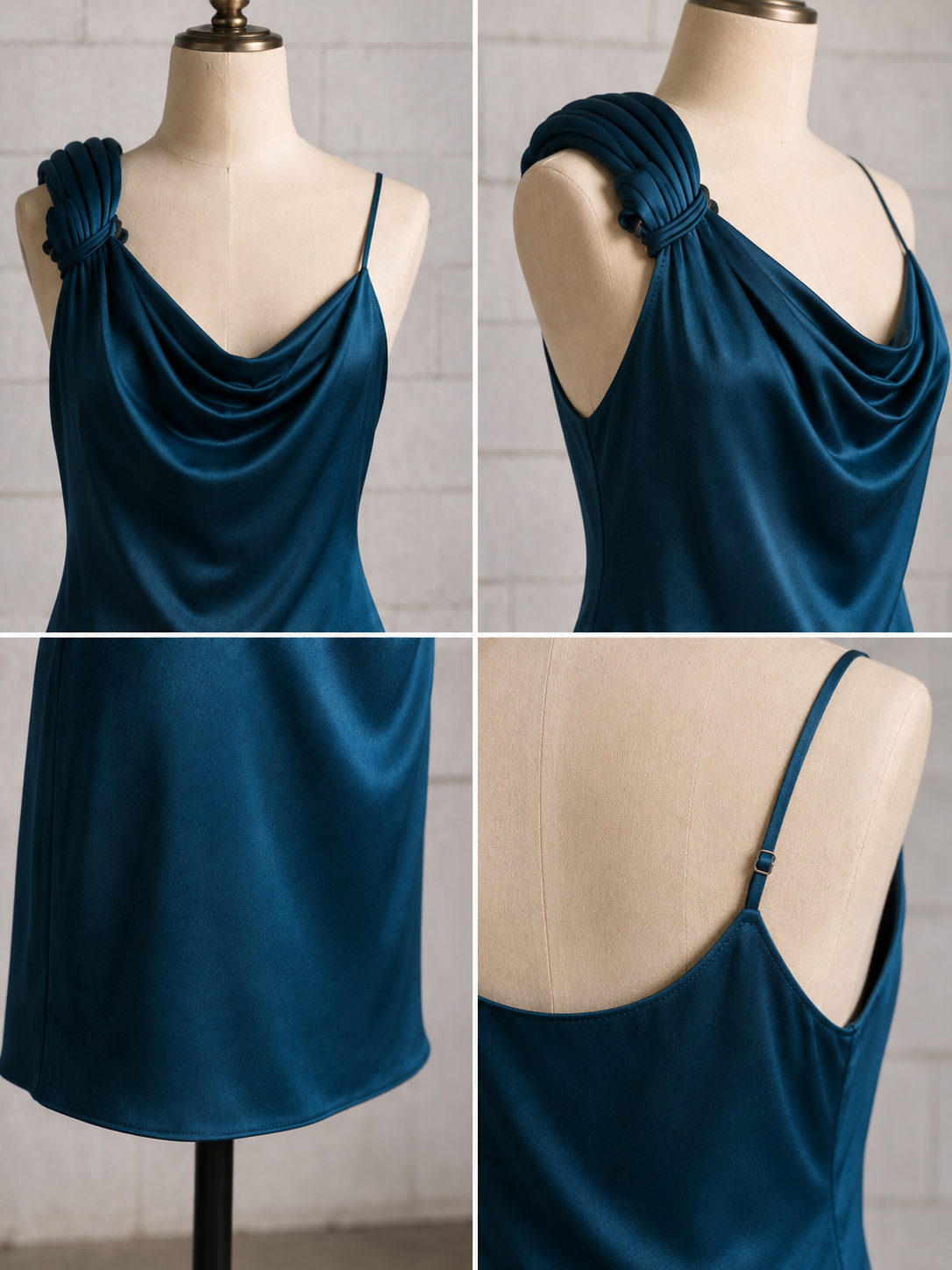 Lanvin One Shoulder Rope Dress