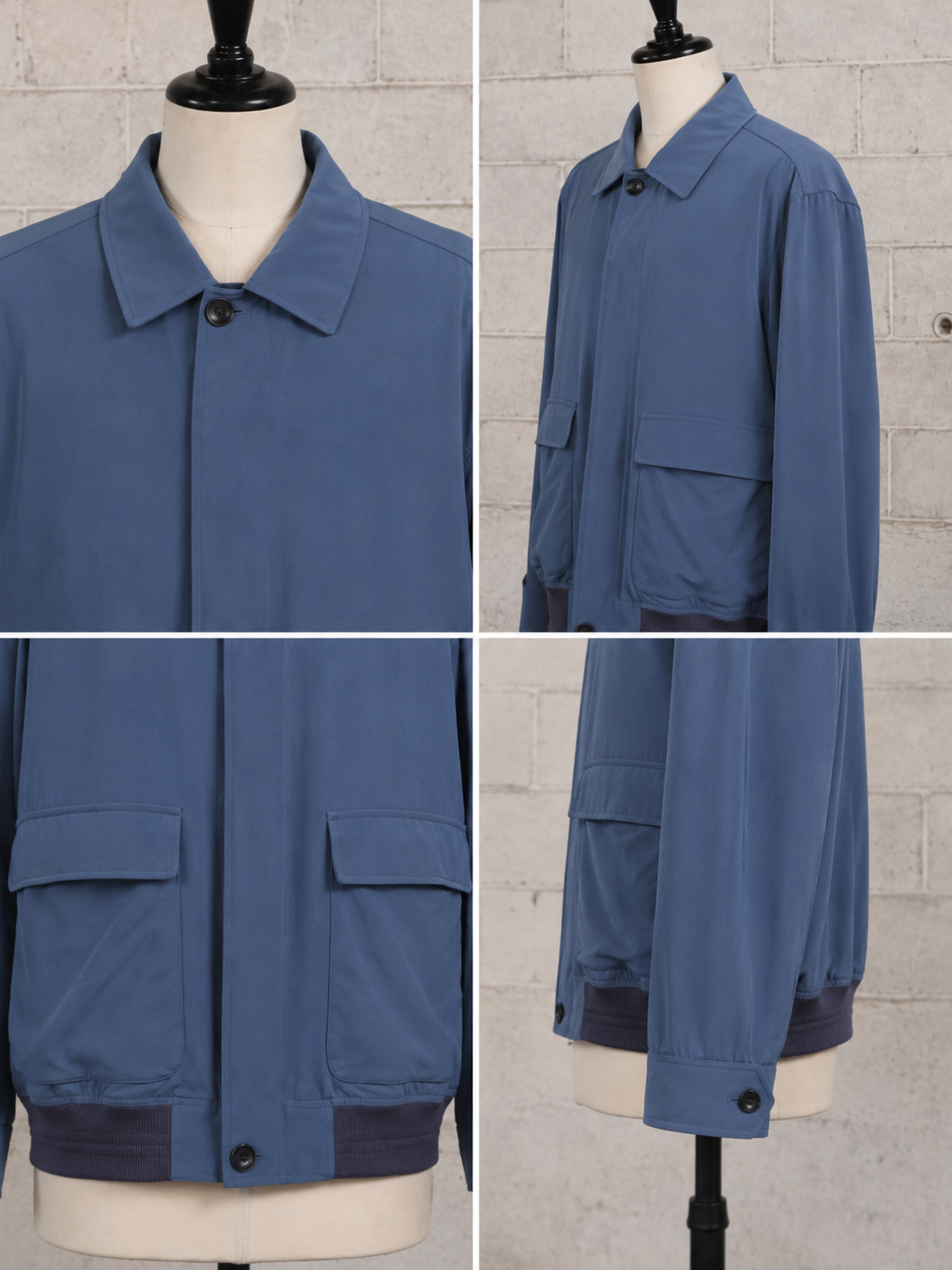 Brioni – Silk Butt on-Do wn Bomber