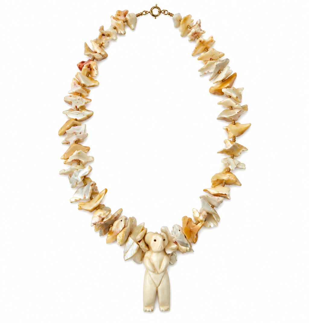 Hand-Carved Bear Fetish Necklace