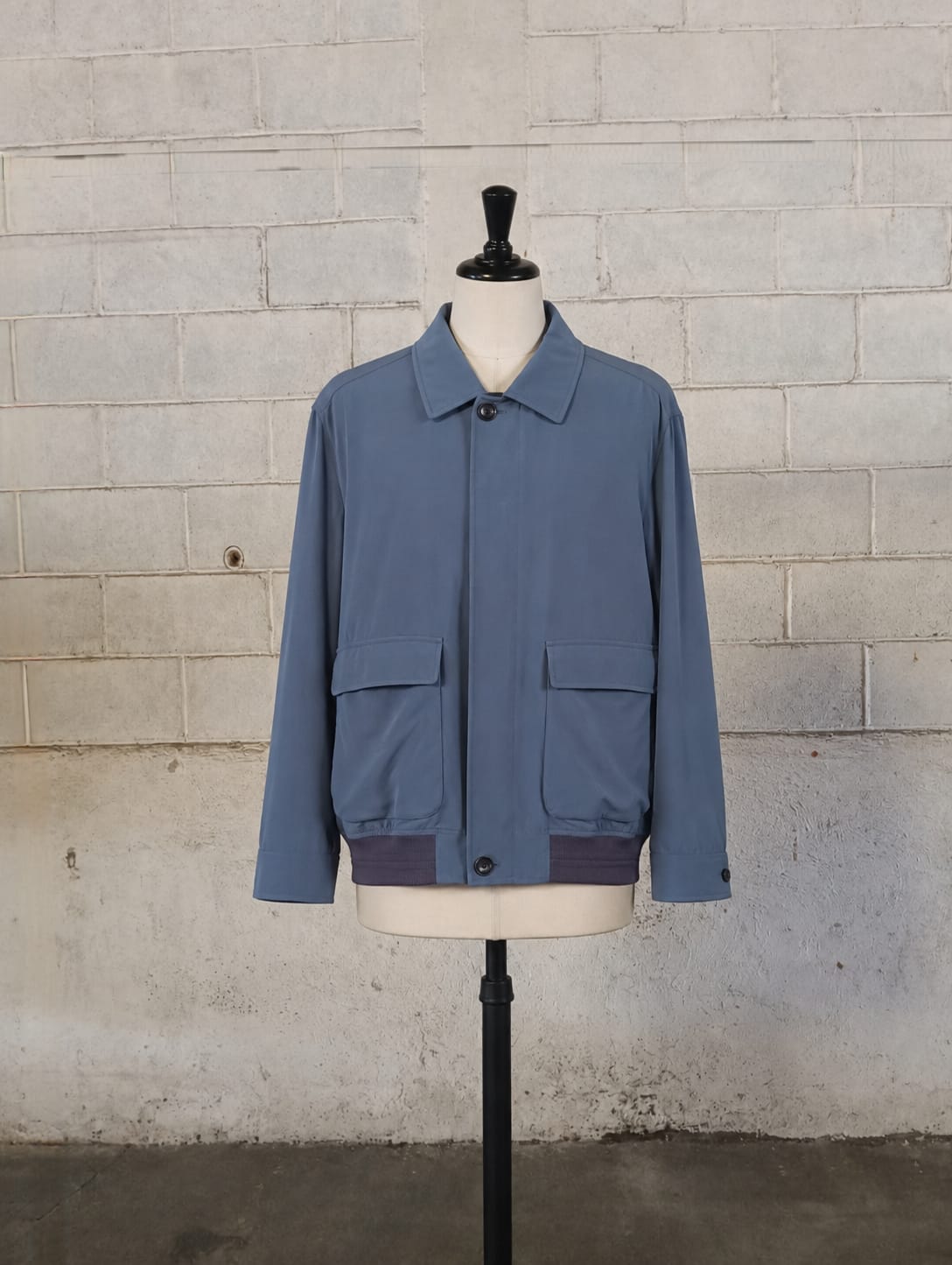 Brioni – Silk Butt on-Do wn Bomber