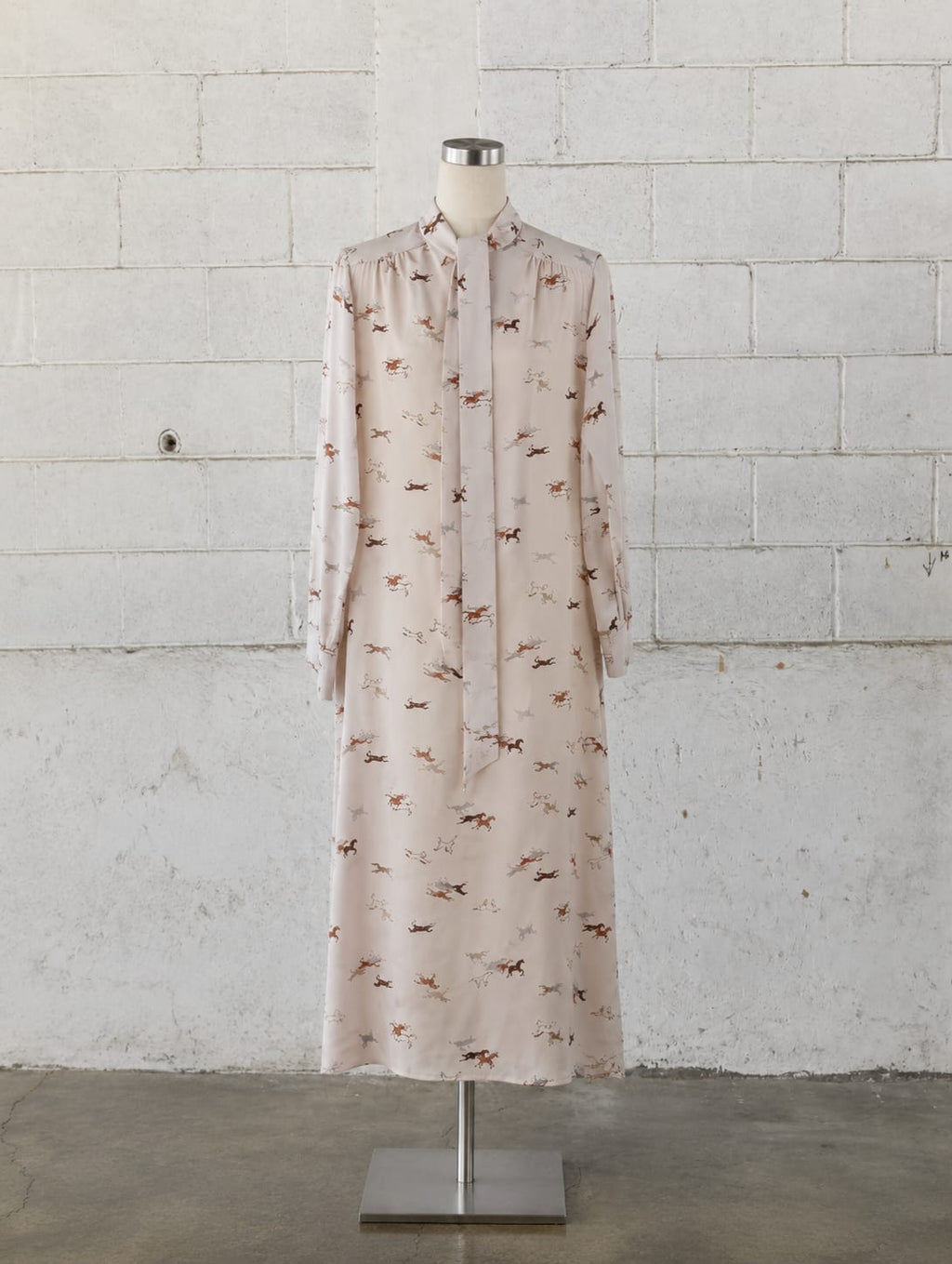 Lanvin Wild Horses Dress & Scarf