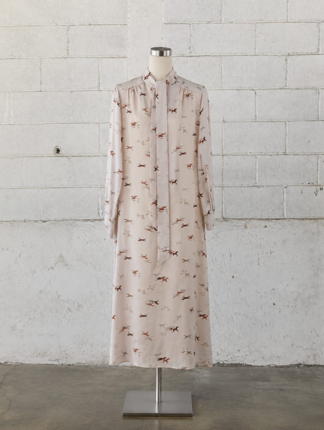 Lanvin Wild Horses Dress & Scarf