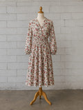 Lanvin Paris New York Floral Dress
