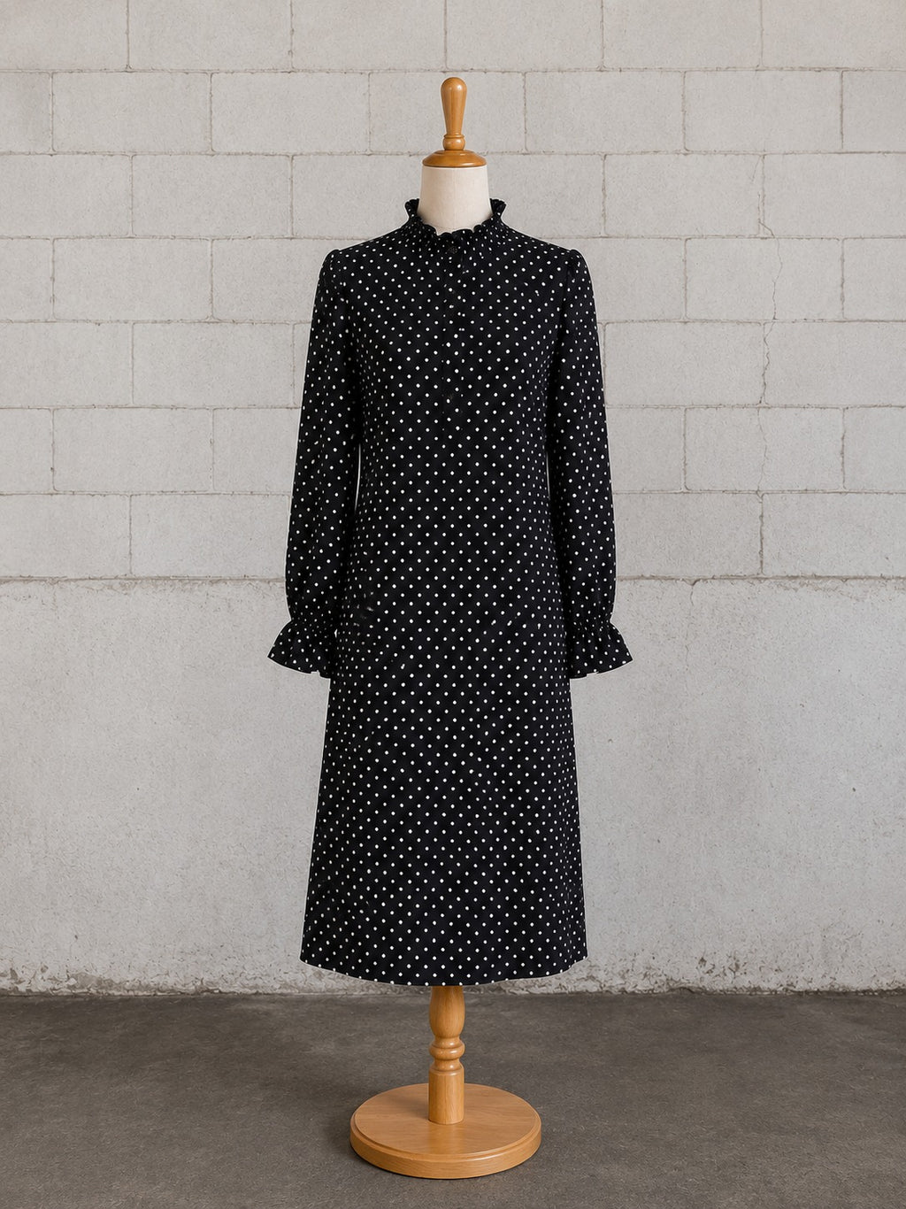 Raul Blanco Polka Dot Dress