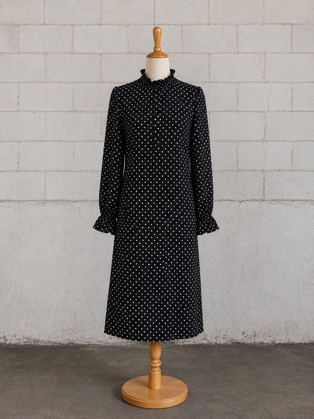 Raul Blanco Polka Dot Dress
