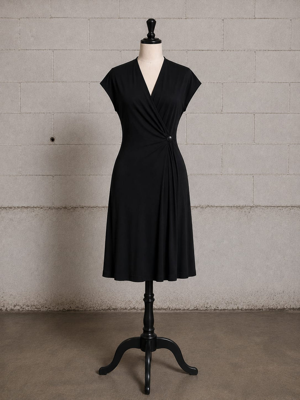 LANVIN PARIS – NEW YORK VINTAGE WRAP DRESS