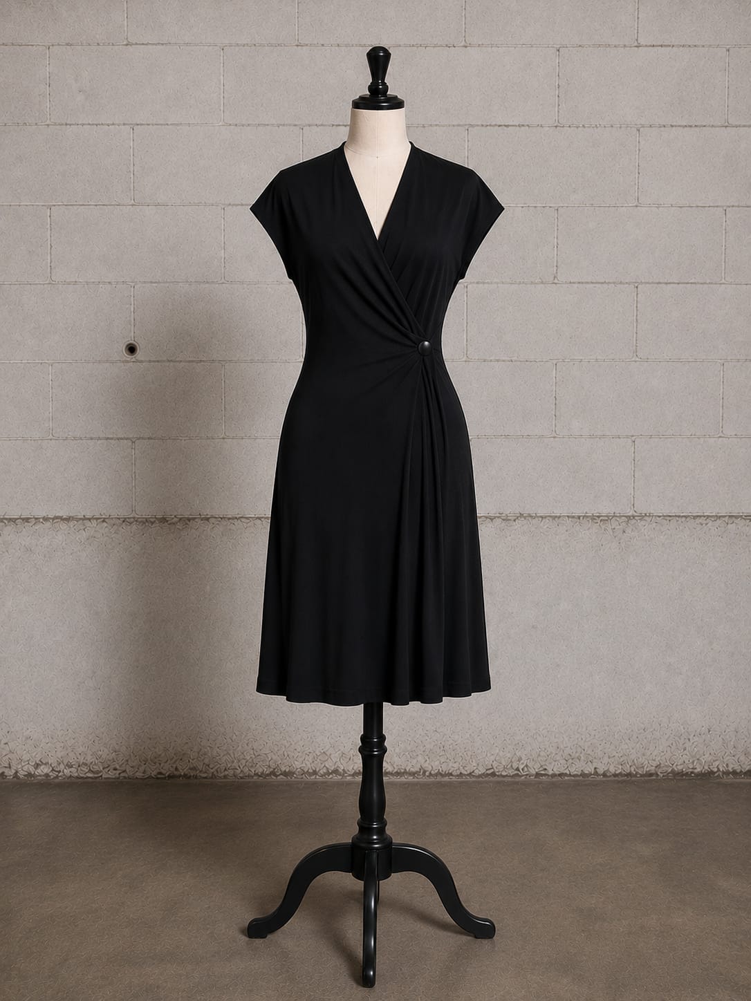 LANVIN PARIS – NEW YORK VINTAGE WRAP DRESS