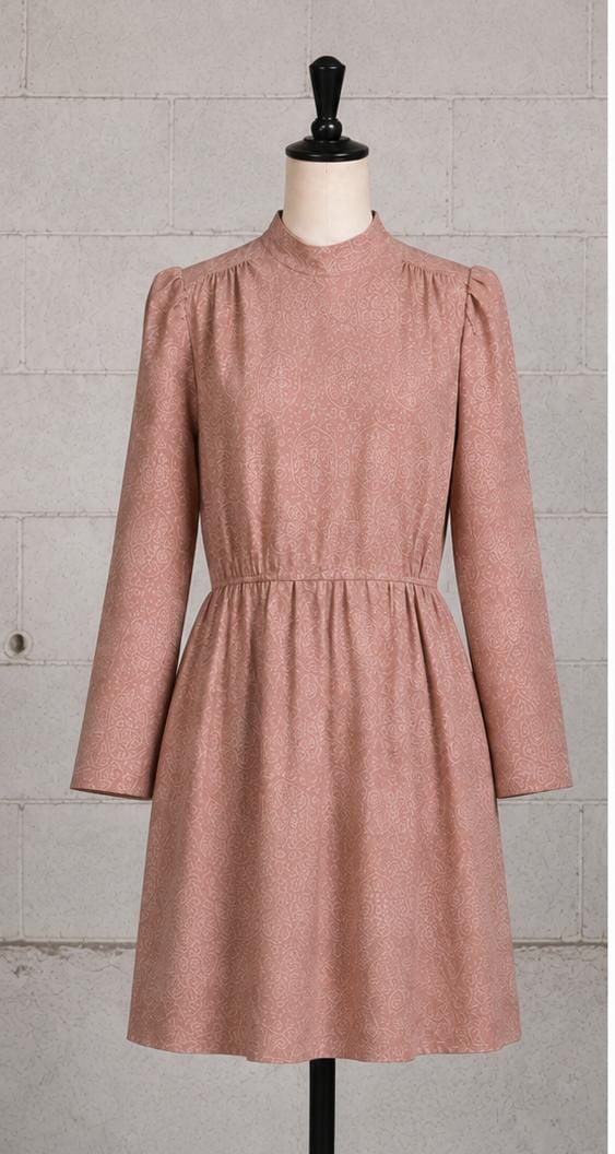 LANVIN VINTAGE PATTERNED DRESS
